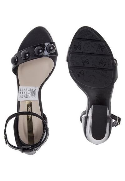 Sandalia Tac n Negra Moleca Compra Ahora Dafiti Colombia