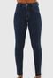Calça Cropped Jeans Biotipo Skinny Pespontos Azul-Marinho - Marca Biotipo