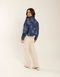 Jaqueta Jeans Estampada Flower - Denim Medio - Marca Zinzane