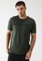 Camiseta John John Reta Logo Verde - Marca John John