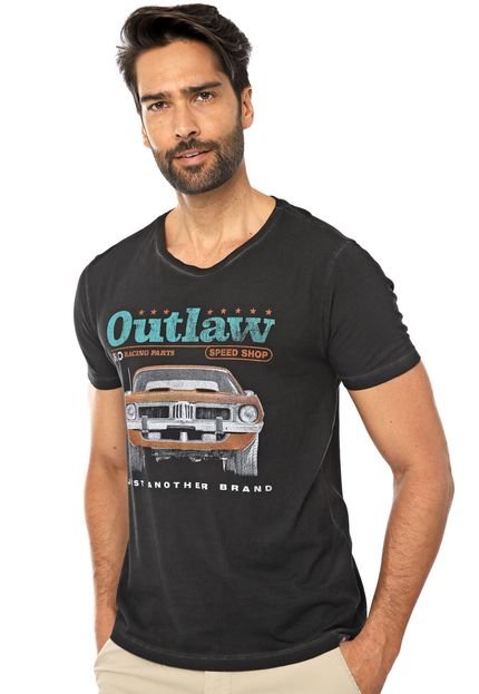 Camiseta JAB Outlaw Preta - Marca JAB