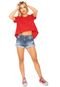 Camiseta Cropped Be Red Pocket Vermelha - Marca Be Red