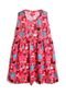 Vestido Tricae Floral Vermelho - Marca Tricae