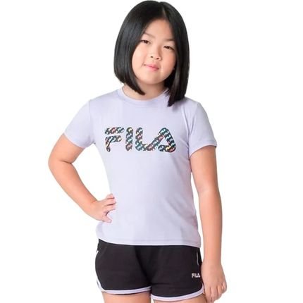 Camiseta Fila Letter Slim Infantil - Marca Fila