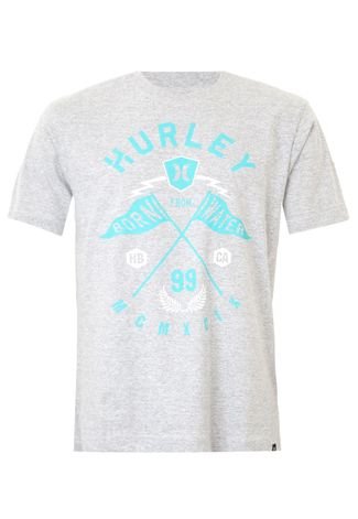 Camiseta Hurley Silk Signal Hill Cinza