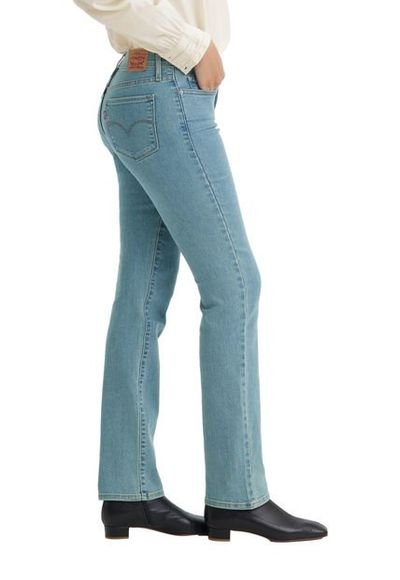 Jeans Mujer 314 Shaping Straight Negro Levis