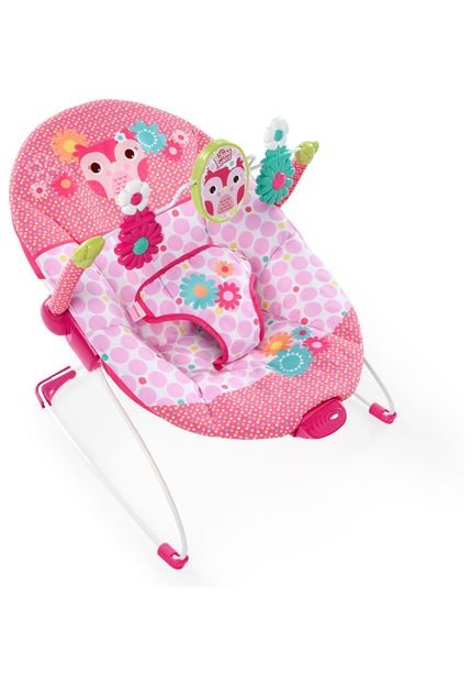 Cadeira de Descanso Corujinha Feliz Pip Rosa Bright Starts - Marca Bright Starts