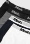 Kit 10pçs Cueca MASH Boxer Logo Preta/Azul-Marinho - Marca MASH