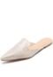 Mule Luiza Barcelos Liso Off-White - Marca Luiza Barcelos