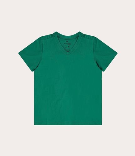 Camiseta Infantil Menino Decote V Em Malha UV50  Malwee Kids - Marca Malwee Kids