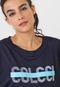 Camiseta Colcci Fitness Logo Azul-Marinho - Marca Colcci Fitness
