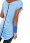Camiseta Colcci Fitness Raglan Azul - Marca Colcci Fitness