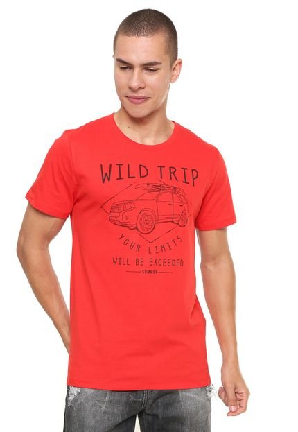 Camiseta Sommer Wild Trip Vermelha - Marca Sommer