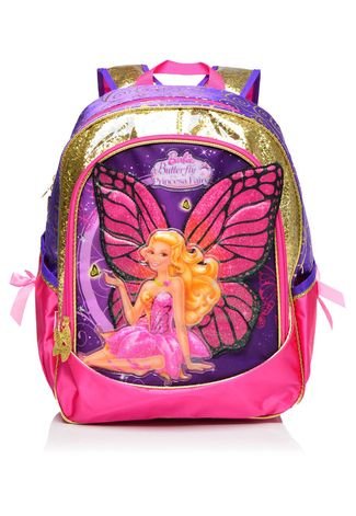 Mochila G Barbie Butterfly e a Princesa Fairy Roxo Sestini