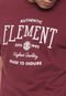 Camiseta Element Authentic Vinho - Marca Element