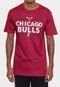 Camiseta NBA Mouline Chicago Bulls Vermelha - Marca NBA