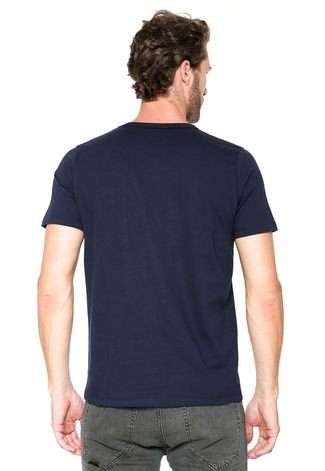 Camiseta Colcci Slim Azul-marinho