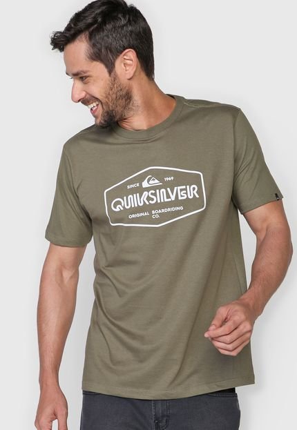 Camiseta Quiksilver Light Burn Verde - Marca Quiksilver
