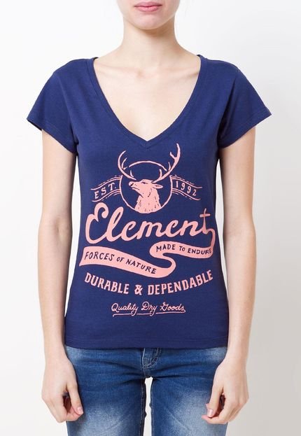 Camiseta Element Forces Azul - Marca Element