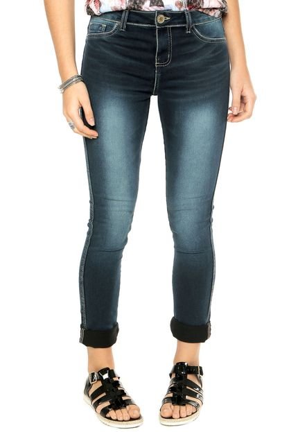 Calça Jeans Skinny TNG Estonada Azul - Marca TNG