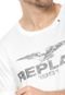 Camiseta Replay Estampada Branca - Marca Replay