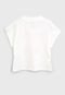 Camiseta Colcci Fun Infantil Lettering Off-White - Marca Colcci Fun