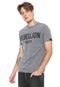 Camiseta Replay Lettering Rebellion Cinza - Marca Replay