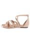 Rasteira FiveBlu Gladiadora Nude - Marca FiveBlu