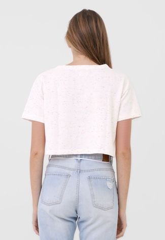 Blusa Cropped Rip Curl Last Wave Off-White