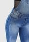 Macacão Jardineira HNO Jeans Longo Azul - Marca HNO Jeans