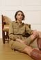 Vestido Chemise Lauren Ralph Lauren Midi com Cinto Bege - Marca Lauren Ralph Lauren
