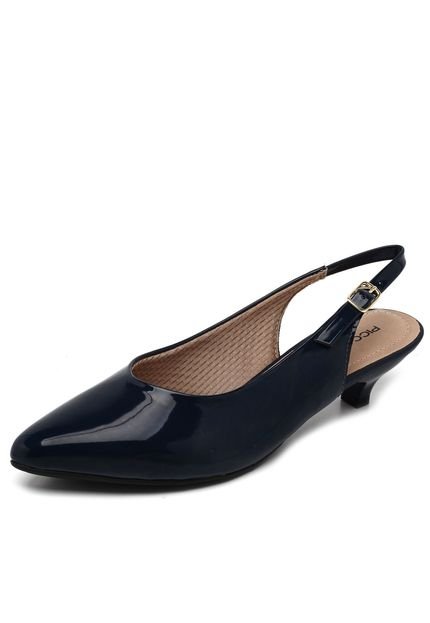 Scarpin Piccadilly Sling Back Azul - Marca Piccadilly