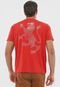 Camiseta Osklen Estampada Vermelha - Marca Osklen