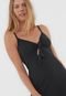 Vestido Mercatto Curto Canelado Preto - Marca Mercatto