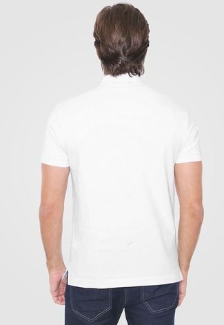 Camisa Polo Aramis Regular Fit Branca