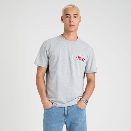 Camiseta Estampa Signature Tommy Jeans - EEG - Marca Tommy Jeans