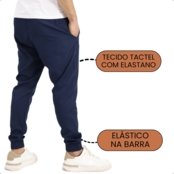 Calça Jogger Masculina Casual Tecido Tactel com Elastano Treino Academia - Marca KS