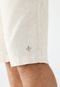 Bermuda Dudalina Chino Right Textura Off-White - Marca Dudalina