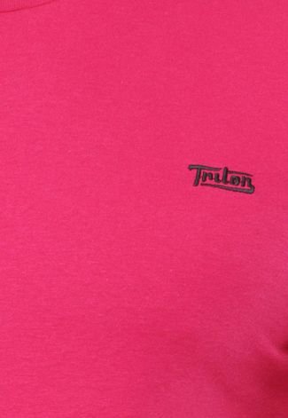 Camiseta Triton Brasil Logo Rosa