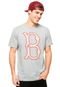 Camiseta Manga Curta New Era Ball Baseball 19 Brodod Cinza - Marca New Era