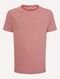 Camiseta Dudalina Masculina Crewneck Listrada Vermelho Claro Incolor - Marca Dudalina