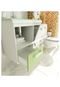 Gabinete para Banheiro 60 cm com 2 Peças Vetro 13 Branco e Verde Tomdo - Marca Tomdo