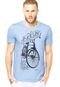 Camiseta Colcci Slim Bicycling Azul - Marca Colcci