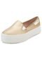 Slip On Flatform Moleca Yatch Dourado - Marca Moleca