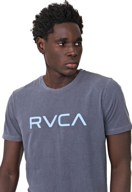 Camiseta RVCA Washed Azul-Marinho - Marca RVCA