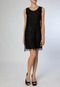 Vestido FiveBlu Bordado Preto - Marca FiveBlu