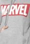 Moletom Flanelado Fechado Cativa Marvel Estampado Cinza - Marca Cativa Marvel