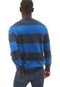 Suéter GAP Tricot Listras Azul - Marca GAP