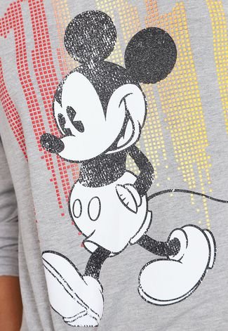 Blusa Cativa Disney Mickey Cinza