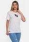 Camiseta Ecko Feminina Estampada Off White - Marca Ecko